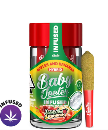 Baby Jeeter - Apples & Bananas - Infused Pre-Roll 0.5g x 5pk