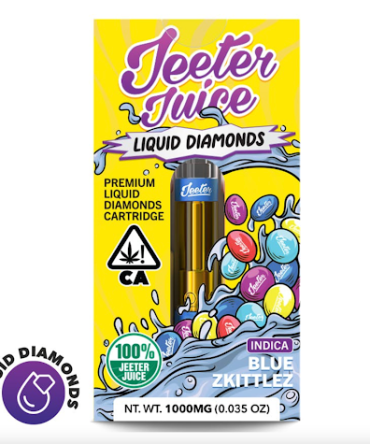 Jeeter Juice - Blue Zkittlez - Liquid Diamonds Cartridge 1g