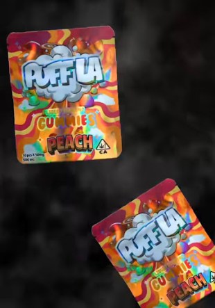 Puff LA Gummies Peach