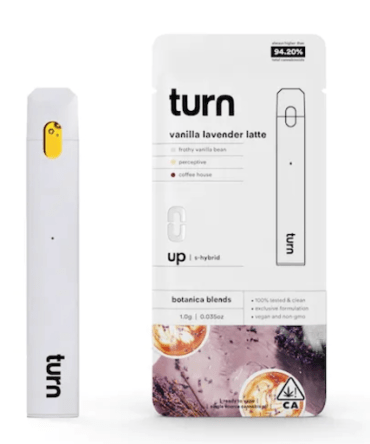 Turn Up Disposable Vanilla Lavender Latte