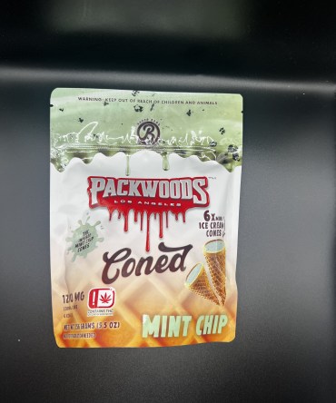 Packwoods x Coned Ice Cream Cones Mint Chip
