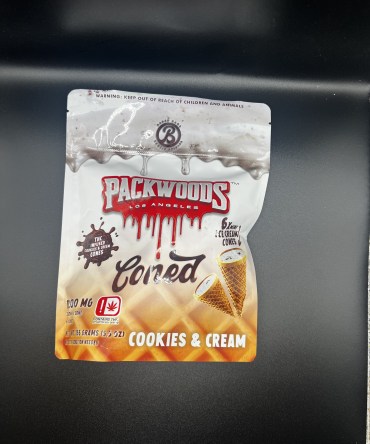 Packwoods x Coned Ice Cream Cone Cookies n Cream