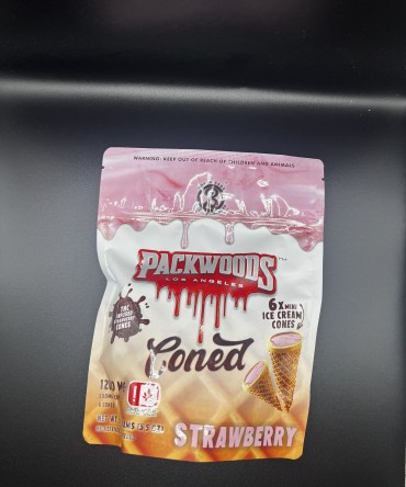 Packwoods x Coned Ice Cream Cone Strawberry