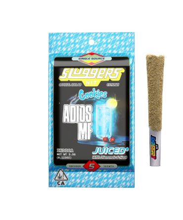 Sluggers X Cookies - Adios MF Infused Prerolls 5pk